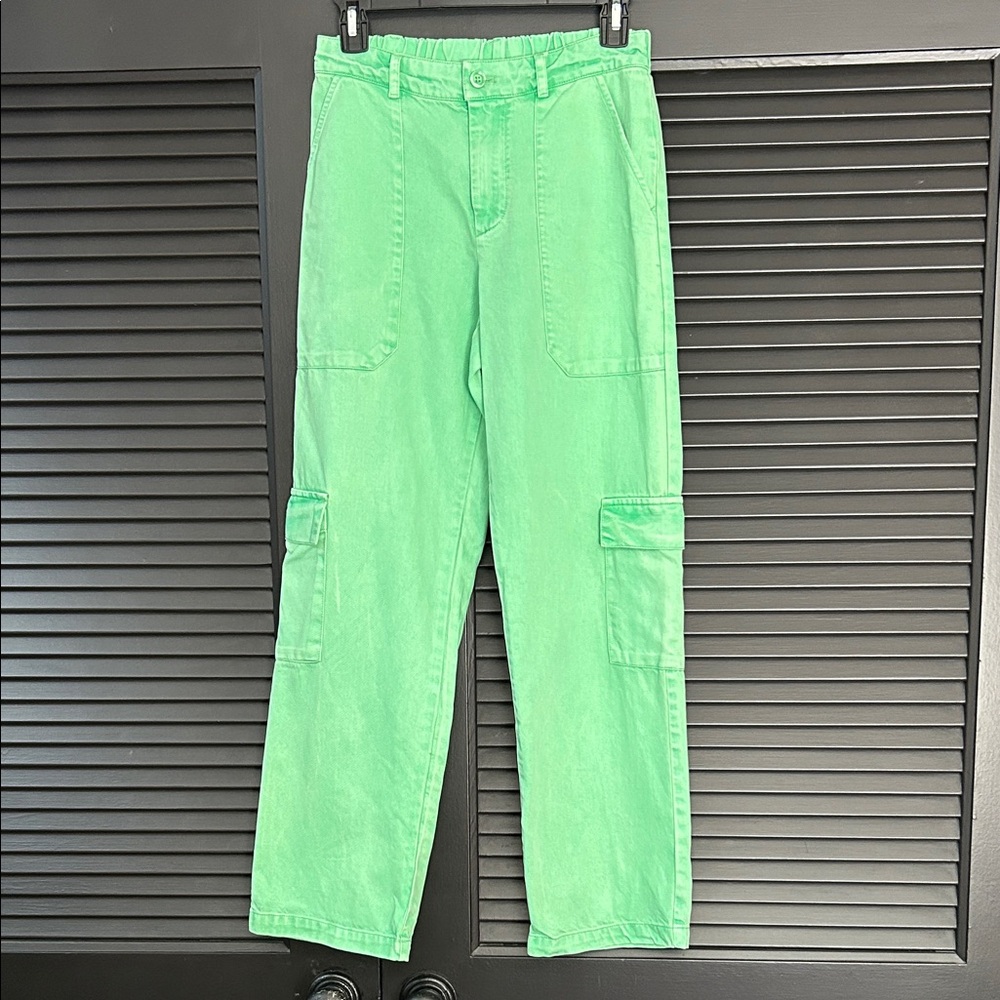 Young Fabulous & Broke Finlay Minty Green Cargo Pants, Spring & Summer, Size XS